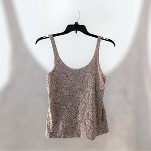 Chico's Women's Lace Cami Angel Core Adjustable Strap Stretch Beige Size 1